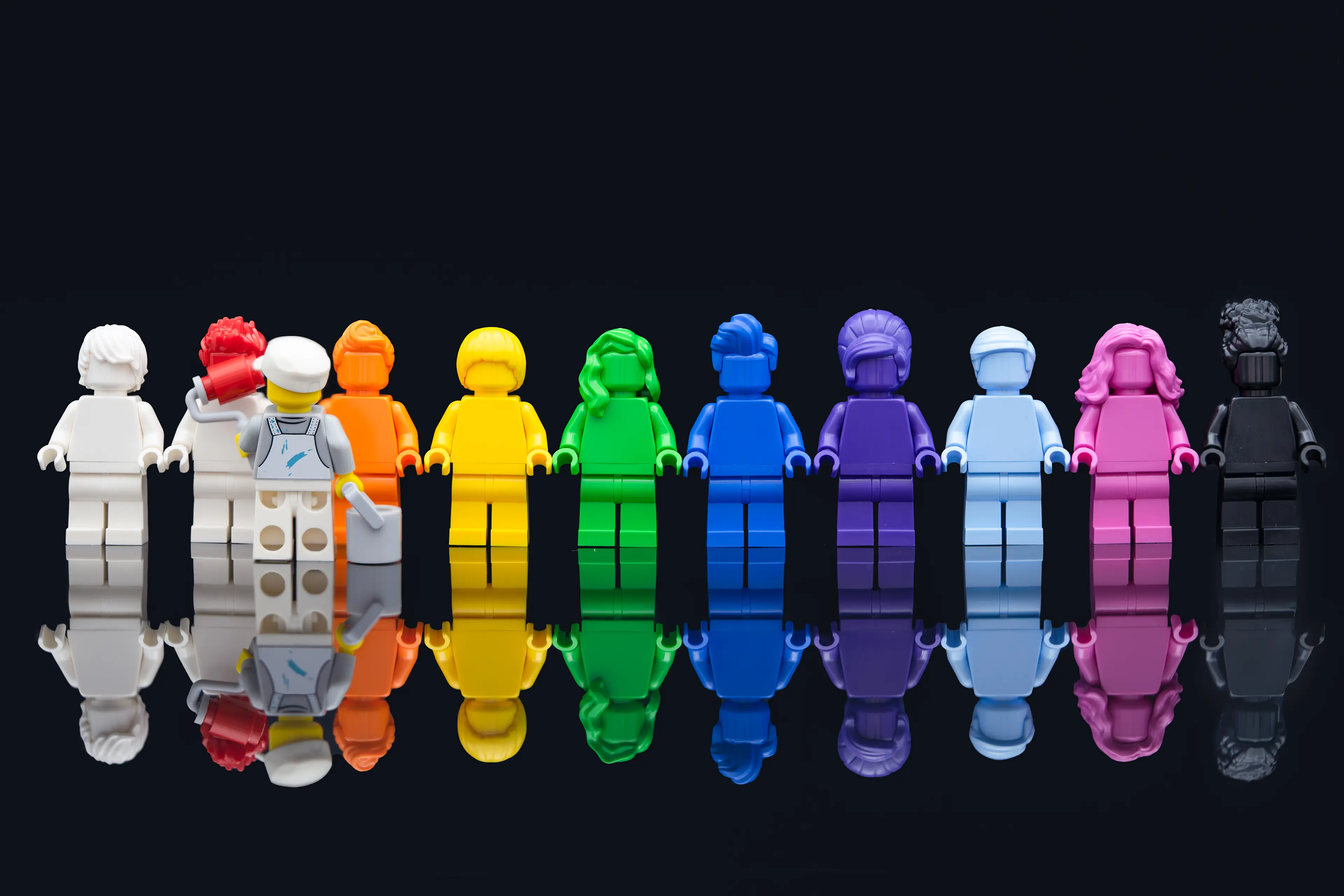 Celebration in rainbow